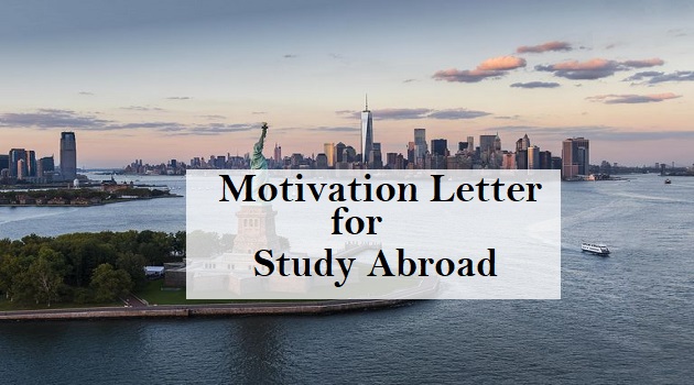 motivation letter for study abroad