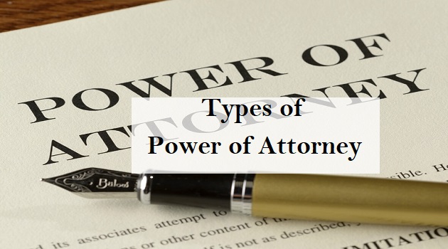 types of power of attorney