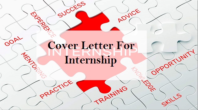 cover letter for internship