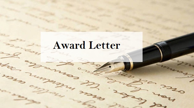 award letter