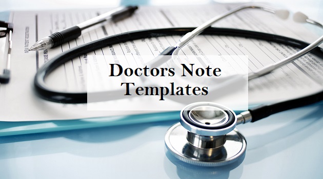 doctors note template