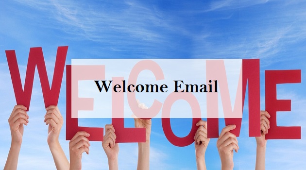 welcome email