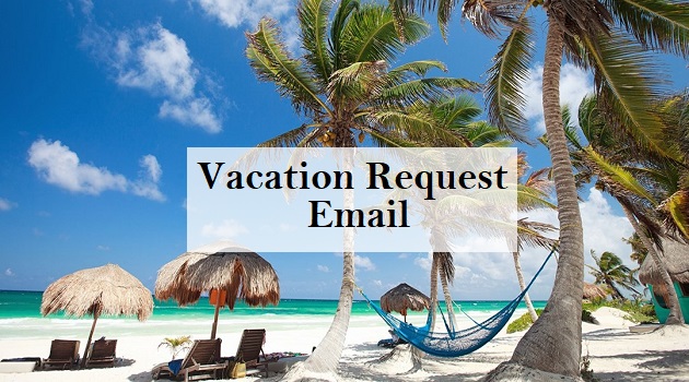 vacation request email